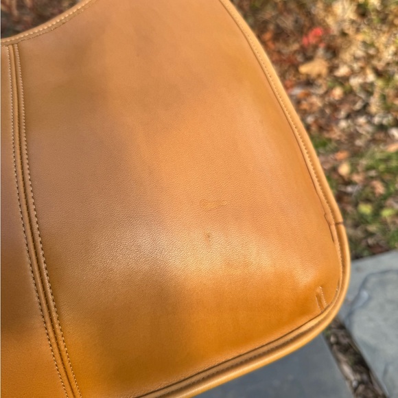 Rare Vintage Coach Ergo Shopper Shoulder Bag 9035 in “Toffee” Tan Leather - Picture 9 of 15